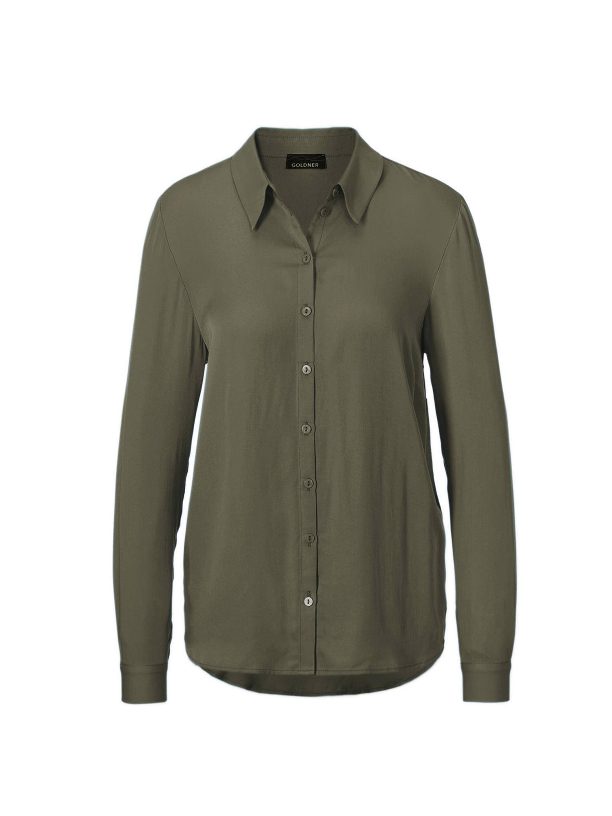 Goldner Bluse in Grün: Vorderseite