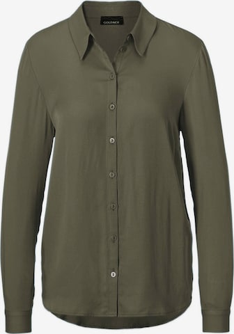 Goldner Blouse in Groen: voorkant