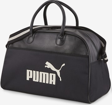 PUMA Sportovní taška 'Campus' – černá: přední strana