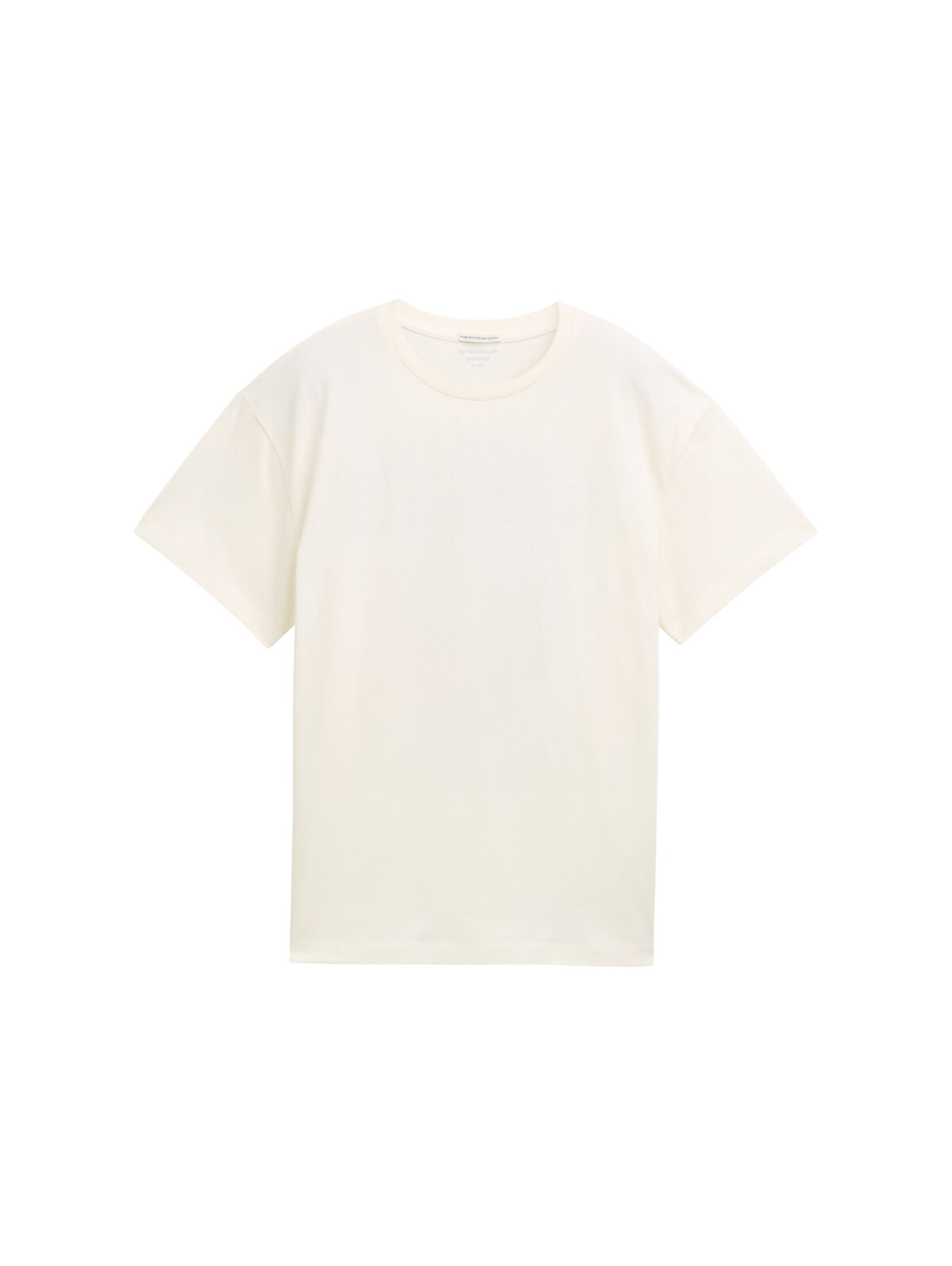 TOM TAILOR T-Shirt in Weiß: Vorderseite
