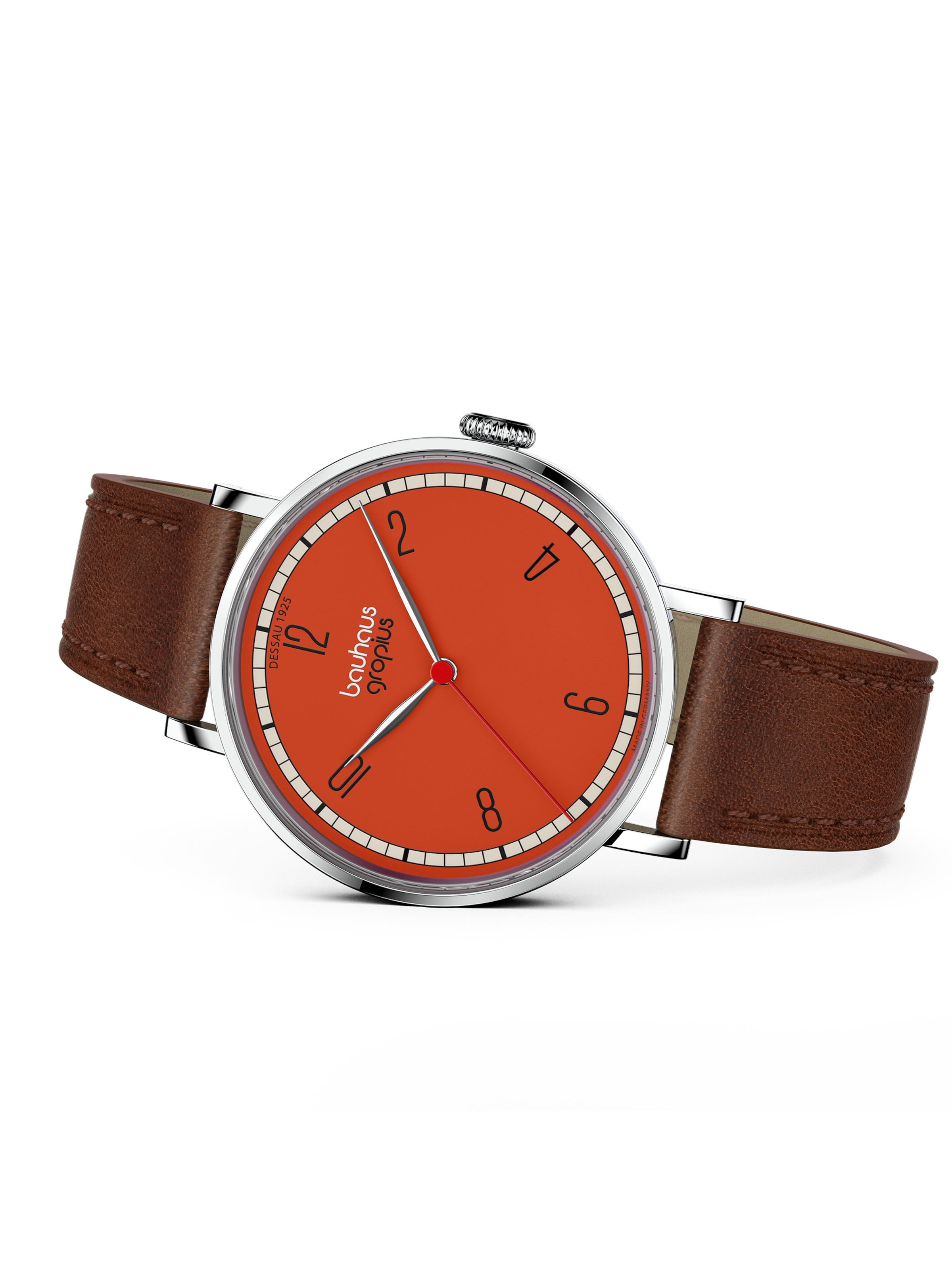 WALTER GROPIUS Analog Watch 'DESSAU 1925' in Orange