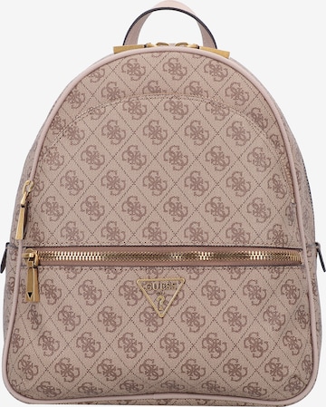 GUESS - Mochila 'Manhattan' em bege: frente