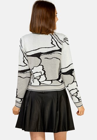 TOOche Knit Cardigan in Grey