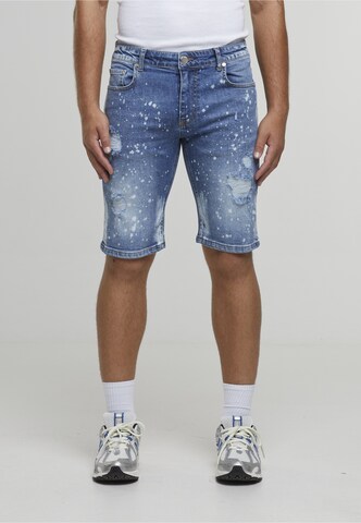 2Y Premium Regular Shorts 'Sylva' in Blau
