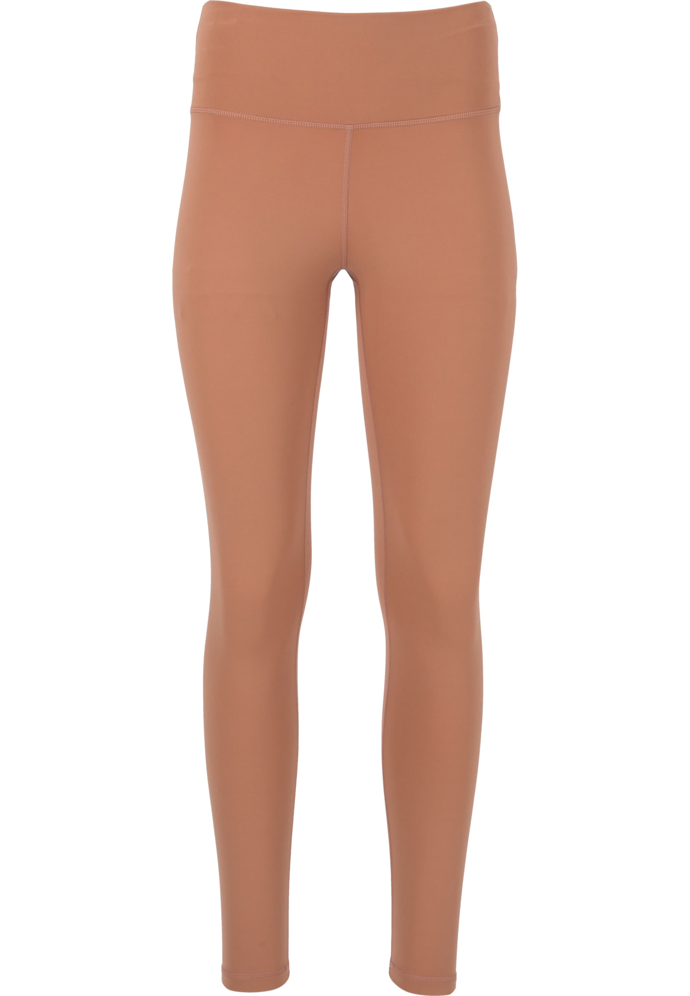 Athlecia Skinny Workout Pants &#x27;GABY&#x27; in Brown: front