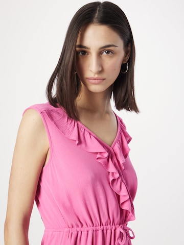 ICHI Skjortklänning 'MARRAKECH' i rosa