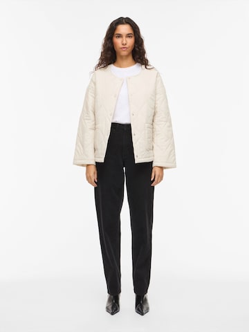 VILA Přechodná bunda – béžová