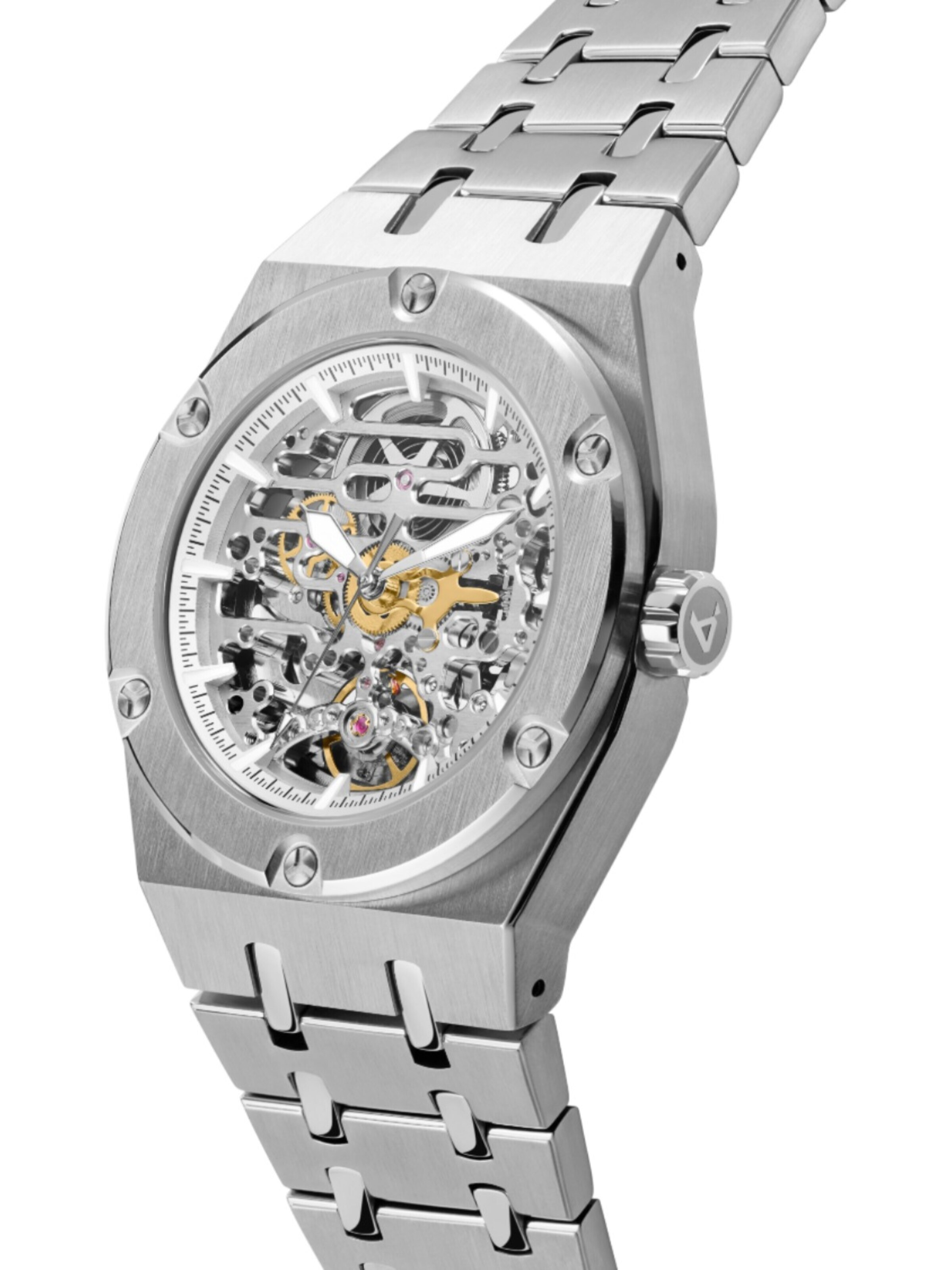 Arkai Analog watch 'Aaric Mamut' in Silver