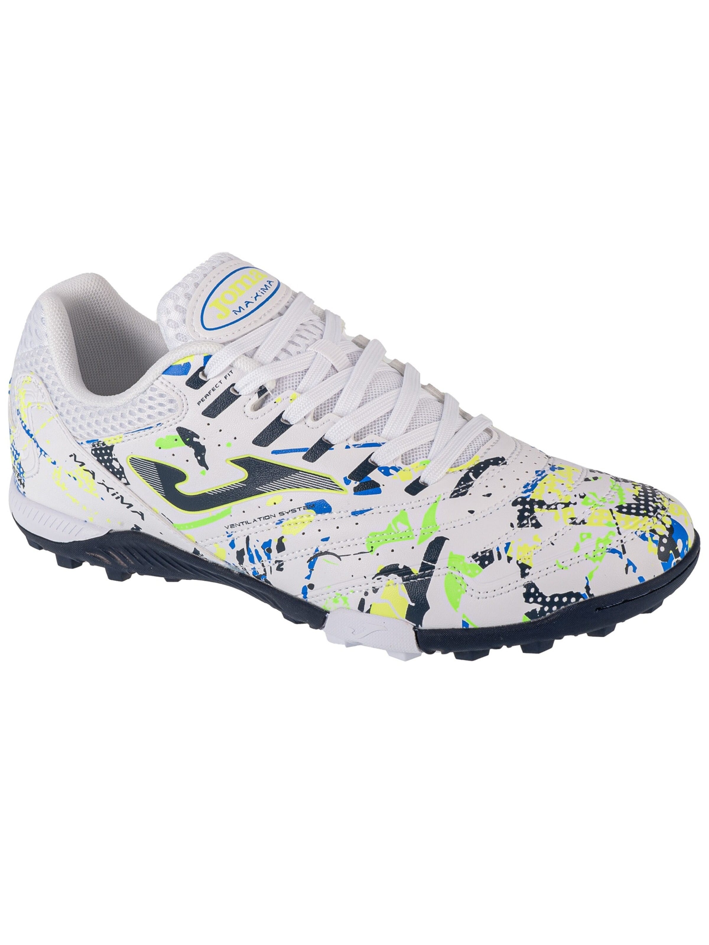 JOMA Soccer shoe 'Maxima 24 MAXS TF' in White: front