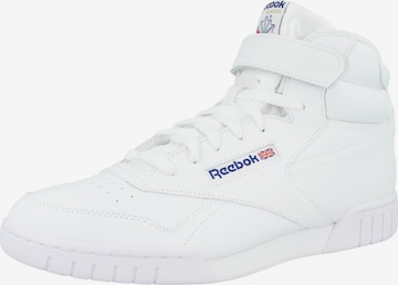 Reebok High-Top Sneakers in White: front