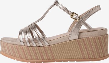 MARCO TOZZI Sandalen met riem in Goud