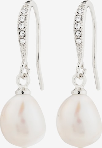 Boucles d'oreilles 'Jasmin' Pilgrim en argent : devant