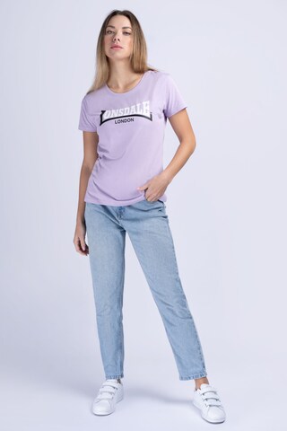 LONSDALE - Camiseta 'Achnavast' en lila