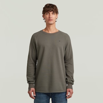 G-STAR Sweatshirt in Grün: Vorderseite