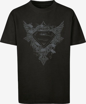 T-Shirt 'DC Comics Superman My Father, My Hero' F4NT4STIC en noir : devant