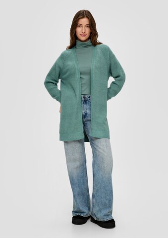 QS Gebreid vest in Groen