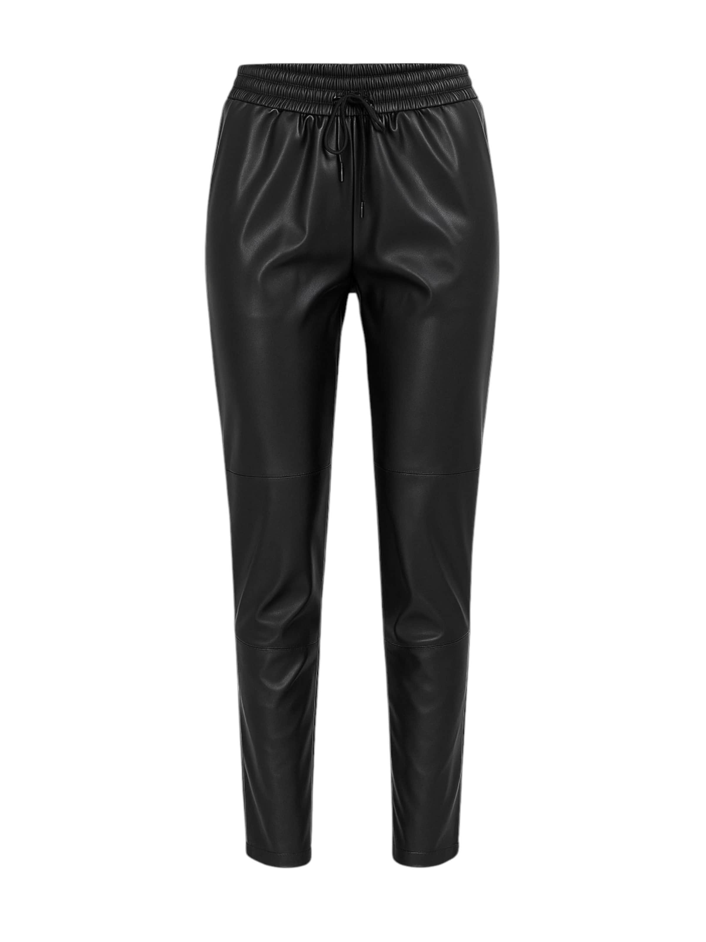 fashionshowcase Regular Broek 'RENA EDGE' in Zwart: voorkant