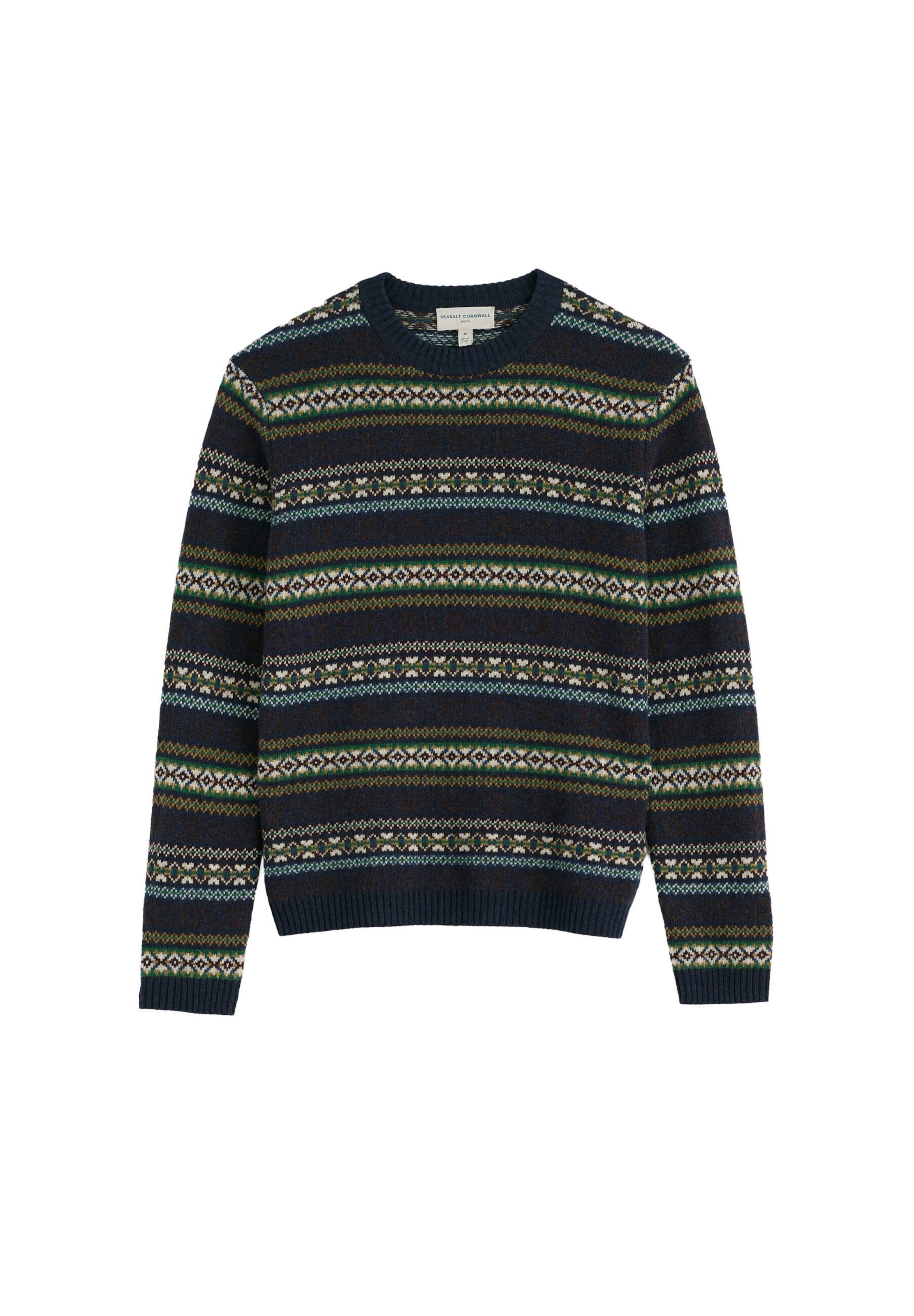 Seasalt Cornwall Sweater 'Carracks' in Blue: front