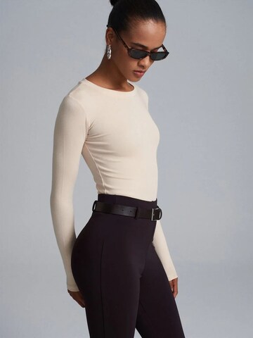 Body a maglietta di Dilvin in beige