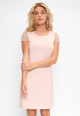 Chemise de nuit LingaDore en rose : devant