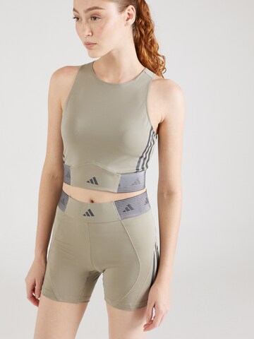 ADIDAS PERFORMANCE Спортивный топ 'HYPERGLAM' в Зеленый