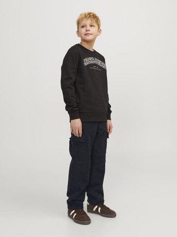 Jack & Jones Junior Wide leg Trousers 'JPSTKane JJBarkley' in Black