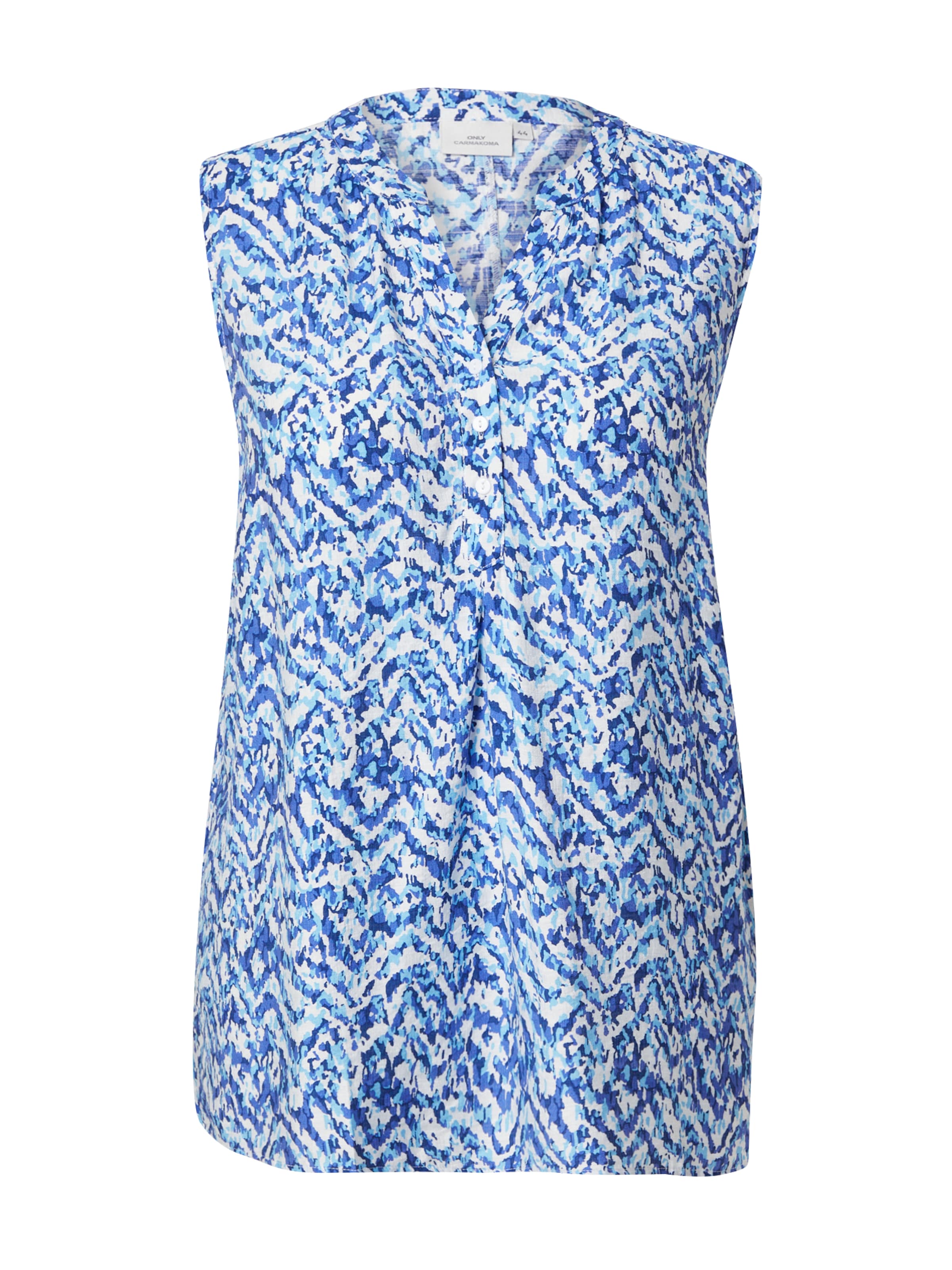 ONLY Carmakoma Μπλούζα 'CARSONYALI' σε μπλε: μπροστά