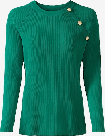 heine Пуловер в зелено: отпред