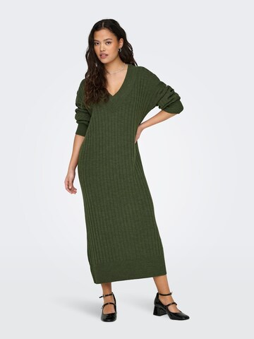 ONLY Knitted dress 'ONLNEW TESSA' in Green: front