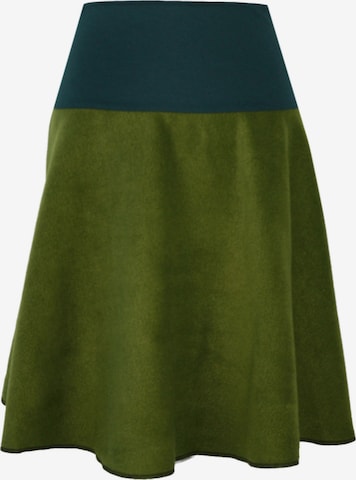 dunkle design Rock 'A-Linie Fleece' in Grün: Vorderseite