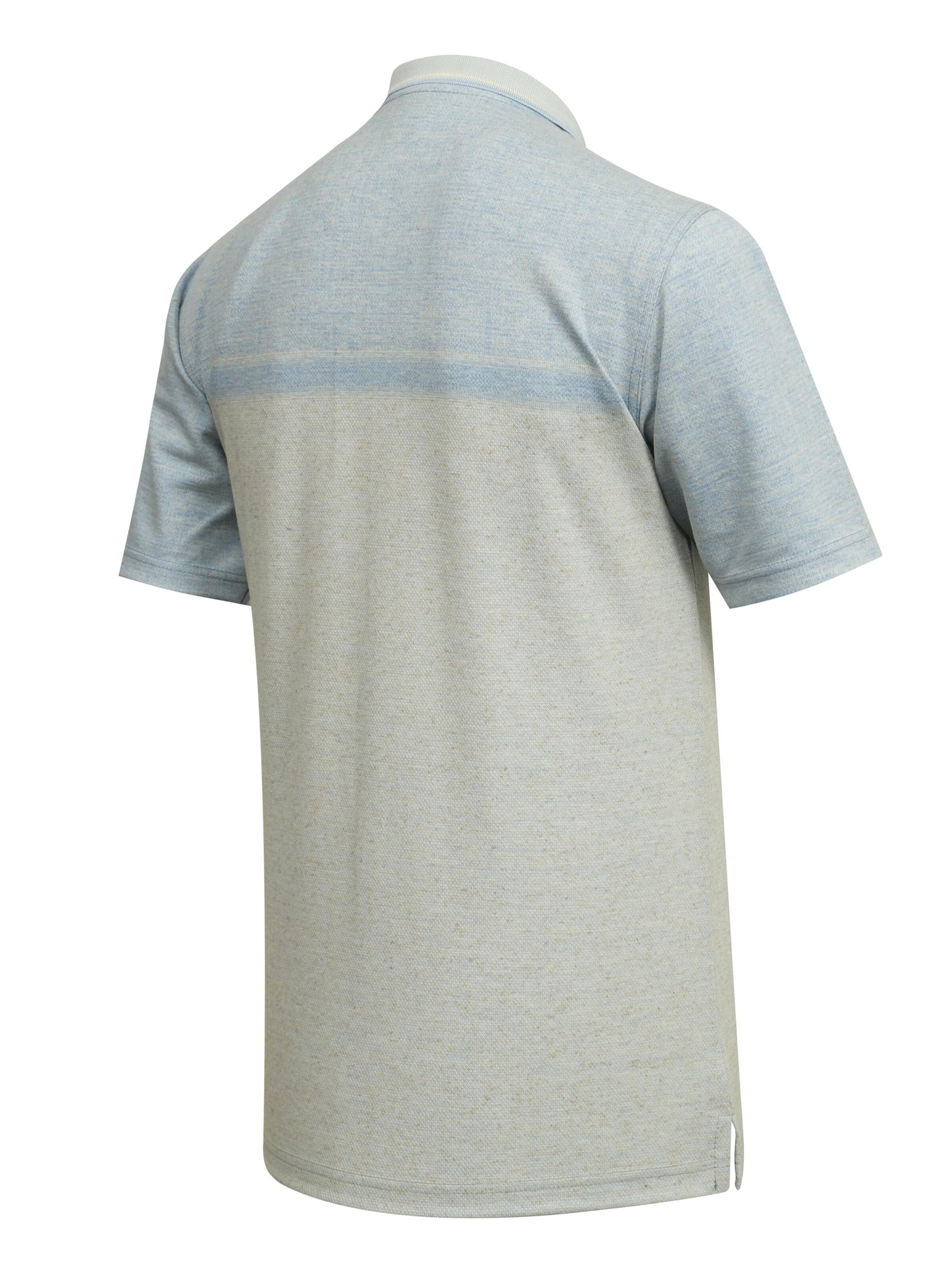 Cizgi Triko Shirt‌‌‌‌‌‌‌ in Blau