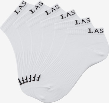 LASCANA ACTIVE Athletic Socks in White: front