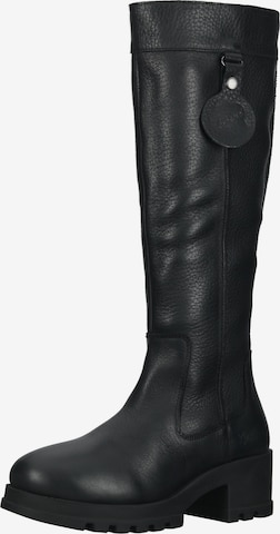 Kickers Boots in Black: front