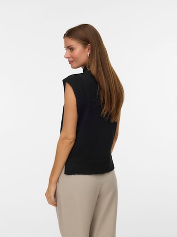 VERO MODA Knitted vest 'WOW' in Black