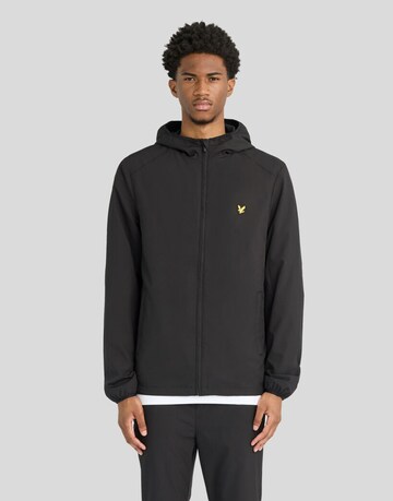 Lyle & Scott Functionele jas in Zwart: voorkant