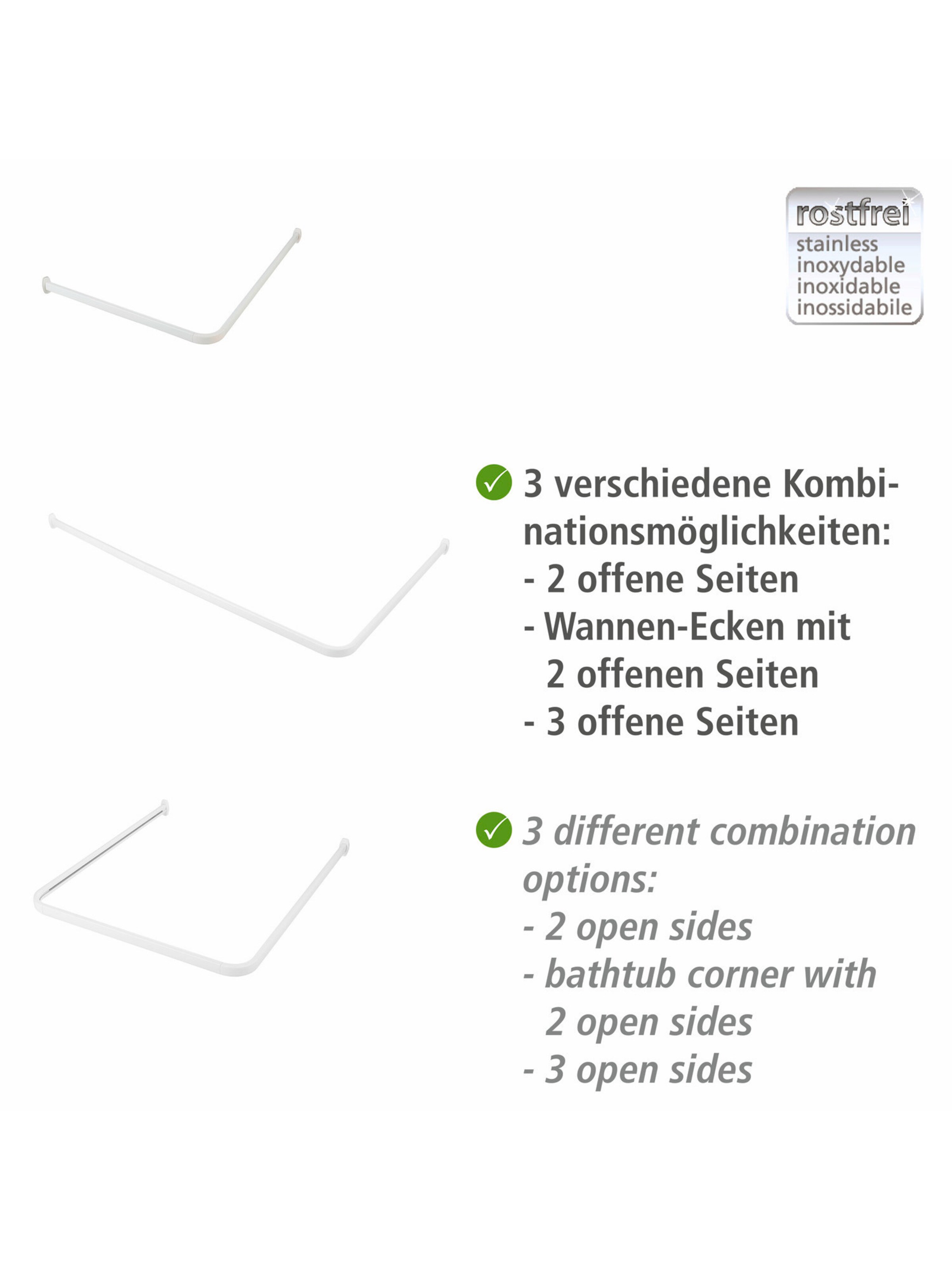 Wenko Winkelschiene 'Era' in Weiß