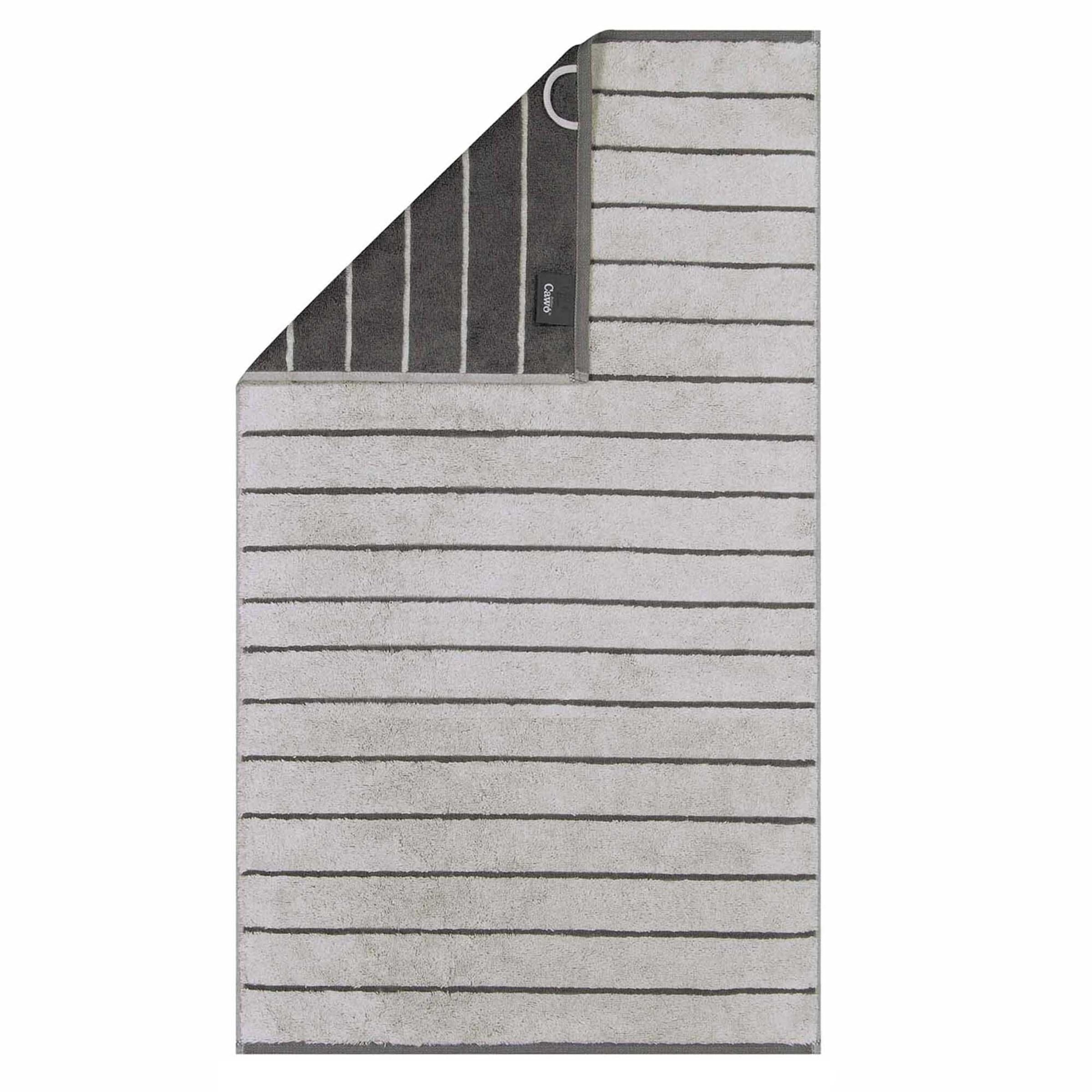 Asciugamano di Cawö in grigio: frontale