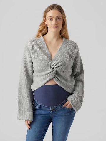 MAMALICIOUS - Jersey 'Svala' en gris: frente