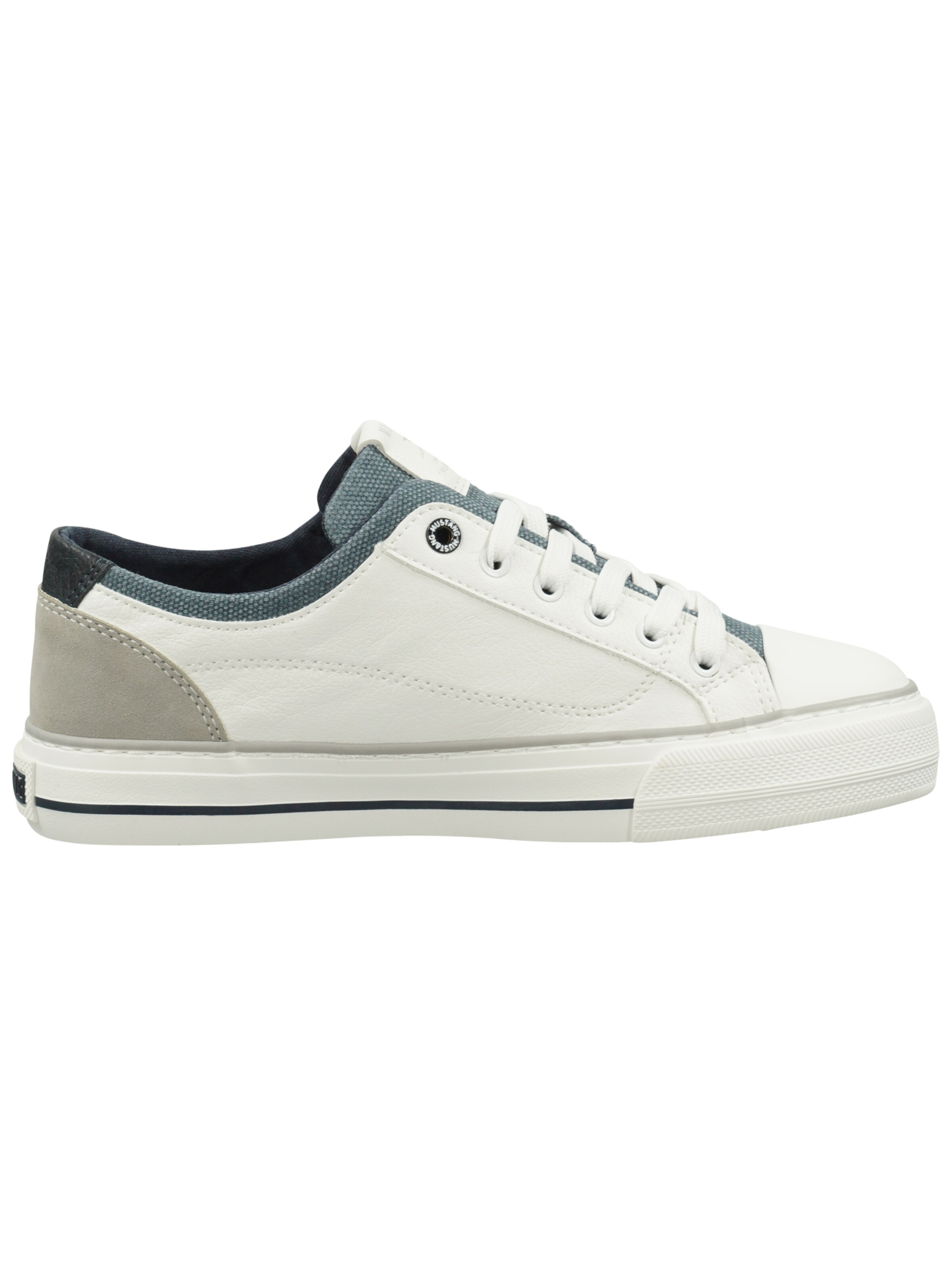 Baskets basses MUSTANG en blanc