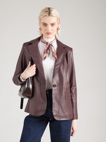 Maze Between-Season Jacket in Purple: front