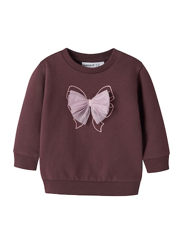 NAME IT - Sweatshirt 'NBFTASALLE' em roxo: frente
