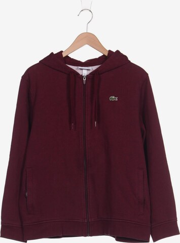 Lacoste Sport Sweatshirt & Zip-Up Hoodie in XL in Red: front