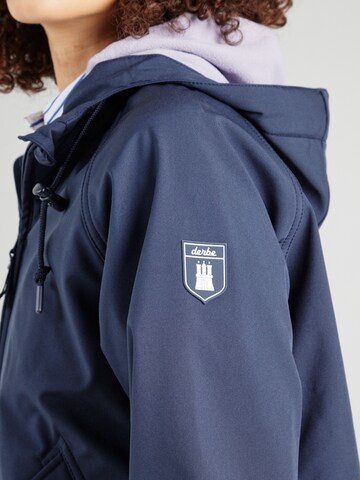 Derbe Functionele jas 'Island Friese' in Blauw