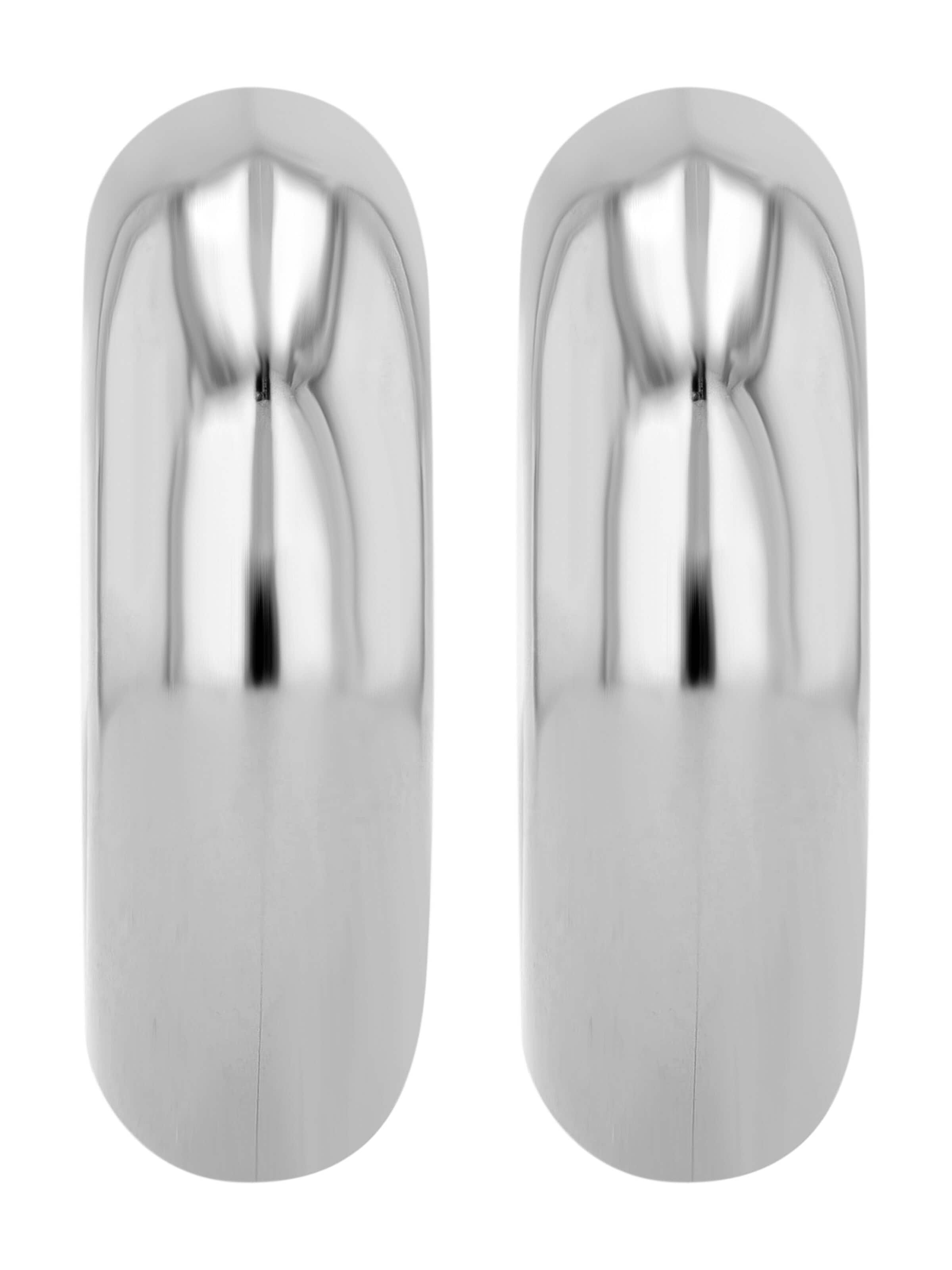 Akzent Earrings '"Vaya" aus langlebigem Edelstahl, wasserfest' in Silver: front