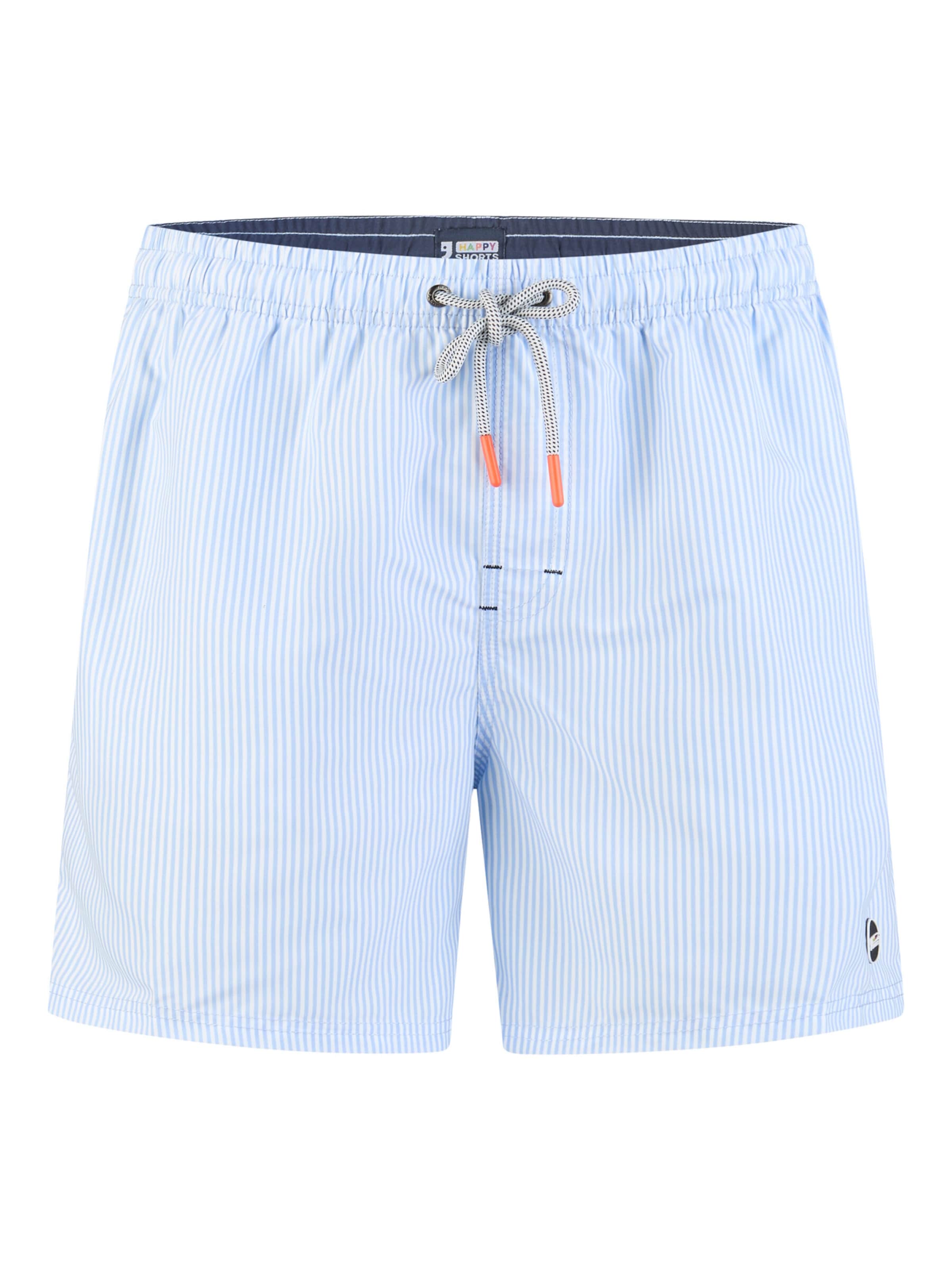 Happy Shorts Zwemshorts in Blauw: voorkant
