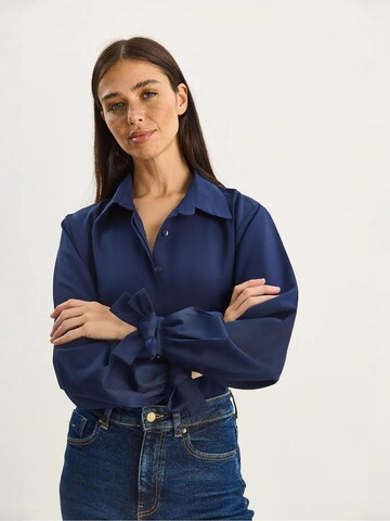 Chemisier Bianco Lucci en bleu