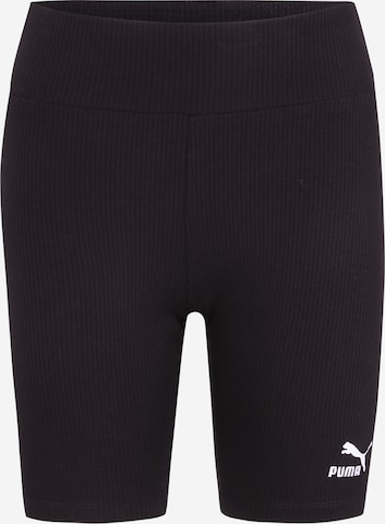 PUMA Skinny Shorts in Schwarz: predná strana