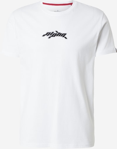 Marškinėliai iš ALPHA INDUSTRIES, spalva – juoda / balta, Prekių apžvalga