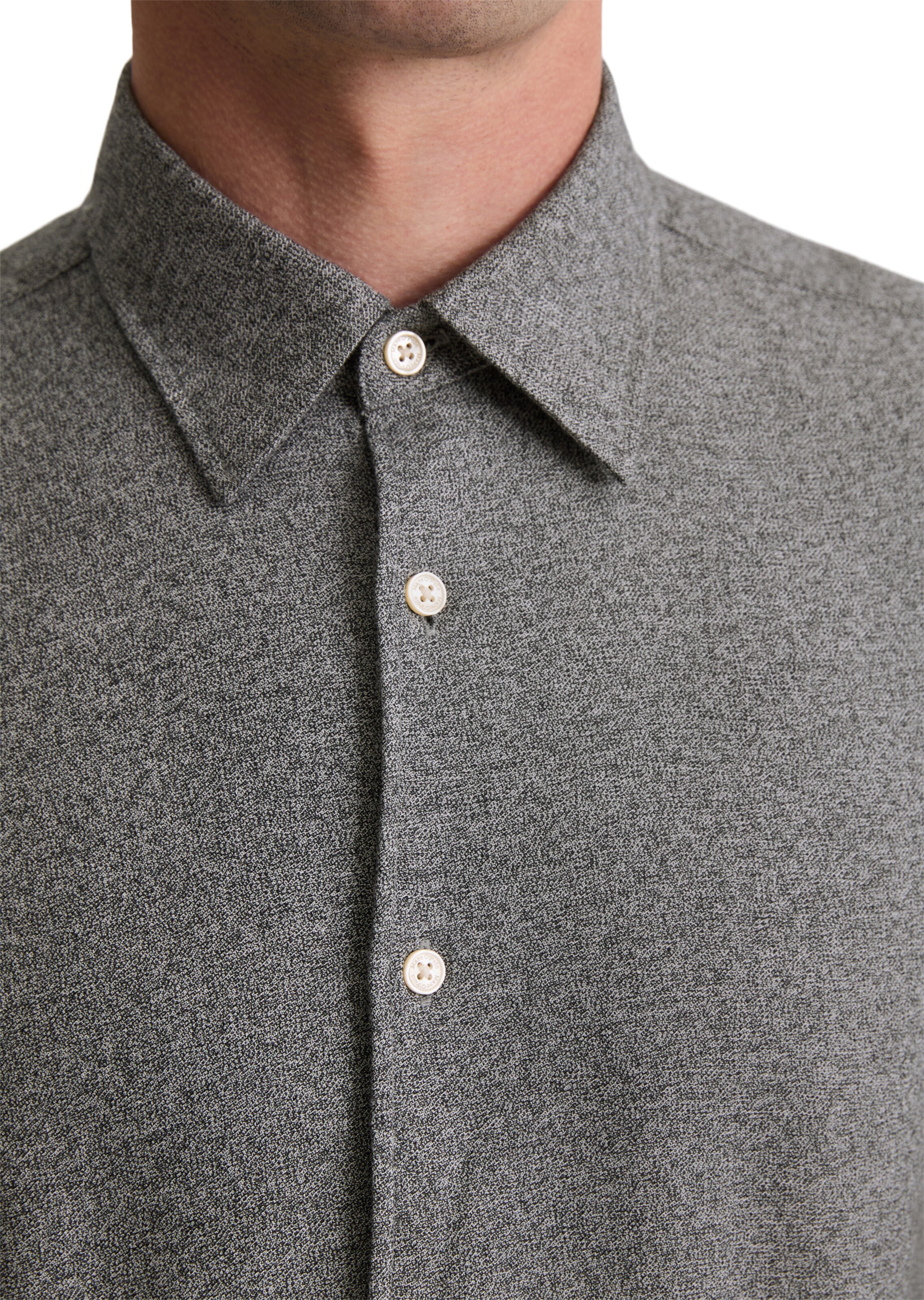 Marc O'Polo Regular fit Button Up Shirt in Grey