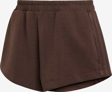 Pantalon de sport ADIDAS ORIGINALS en marron : devant